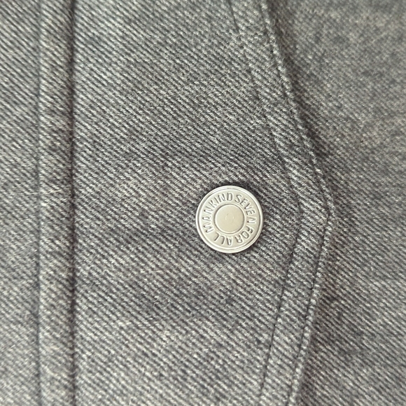 Seven For All Mankind Zip Up Shirt Jacket ( Shacket ) - Picture 4 of 6